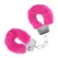 Ouch! Classic Fluffy Handcuffs Pink - Soft Lining, Adjustable Fit