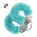 You2Toys Fluffy Anatomic Handcuffs Siguran sistem zaključavanja Plava