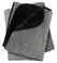Liberator Faux Fur Fascinator Throw siva/crna 183x137 cm dvostrano ćebe