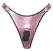 Bad Kitty Strap-On tanga S/M metalik roze sa silikonskom intimnom mašinom