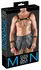 Svenjoyment Bondage Gladijator Set 2XL - Grudi Harness i Suknja, Crni Mat
