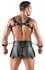 Svenjoyment Bondage Gladijator Set 2XL - Grudi Harness i Suknja, Crni Mat