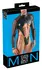 Svenjoyment Muski Body S Crni Powernet Mat Dizajn, Dugi Rukav