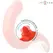 INTENSE Paulina U-Shape Dual Motor Stimulator Red Medical Silicone