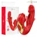 INTENSE NATHY Dual-Action Vibrator with Stimulating Suction System Red