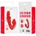 INTENSE NATHY Dual-Action Vibrator with Stimulating Suction System Red