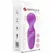Pretty Love Wonder Mini Wand Massager Purple Silicone Compact Design