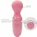 Pretty Love Mini Personal Massager Pink Silicone Compact 15cm