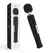 INTENSE Keanu Wand Black Multi-Speed Silicone Massager 33cm