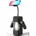 GAME CUP Thrusting & Vibrating Intimate Machine with Heating, Black, Smartphone Holder