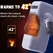 GAME CUP Thrusting & Vibrating Intimate Machine with Heating, Black, Smartphone Holder