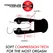 Jamyjob Jango Compression & Vibration Intimate Device, Rechargeable, Black-Red