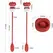 Pretty Love Aliyah Red Dual-Action Oral Simulation Device, USB, Silicone