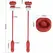 Pretty Love Ashlynn Red Oral Simulation Device with Thrusting & Licking System