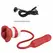 Pretty Love Ashlynn Red Oral Simulation Device with Thrusting & Licking System