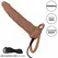 CalExotics Performance Maxx Dual Action Silikonski Sistem Smeđa 14cm