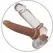 CalExotics Performance Maxx Dual Action Silikonski Sistem Smeđa 14cm