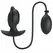 Pretty Love Inflatable Rechargeable Silicone Plug Black 10 Modes