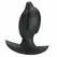 Pretty Love Inflatable Rechargeable Silicone Plug Black 10 Modes