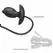 Pretty Love Inflatable Rechargeable Silicone Plug Black 10 Modes