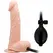 DANCE Inflatable Intimate Device with Suction Cup 15 cm, Skin-Like TPR