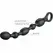 Pretty Love Van Silikonske Punjive Analne Perle, 10 Režima, Crne