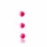 Baile Strip Pink Intimne Perle ABS 3-Delni Set 34mm