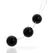 Addicted Toys Pleasure Balls ABS Intimni Sistem Sa Kuglicama 15cm Crni