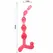 Baile Bendy Twist Flexible Red Beads - TPR, 25 cm, Waterproof Design