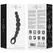 Intense Anal Beads Max Crni - Fleksibilni Silikonski Sistem Kuglica 18.5cm