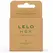 LELO HEX Organic lateks zaštita, 3-Pack, heksagonalna struktura, eko-prijateljska