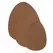 Bye Bra Breast Enhancer Pads Satin Brown Cup A/C - Invisible Support 3 Pairs