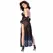 Chilirose CR4853 Elegantna crna čipkana haljina sa rukavicama L/XL