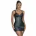 SUBBLIME 957568 Black PU Leather Zip Dress S/M - Detalj od čipke