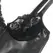 SUBBLIME 957568 Black PU Leather Zip Dress S/M - Detalj od čipke