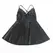 SUBBLIME haljina 955373 Black PU Leather Straps S/M Moderni kroj