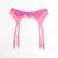 SUBBLIME 955359 Čipkasti bra i podvezice set Pink-Ljubičasta S/M - Elegantni lingerie