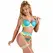 SUBBLIME 955328 Lingerie set čipka zeleno-plava L/XL podesiva elegantna