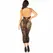 Leg Avenue Duga Bešavna Pripijena Haljina Crna One Size - Elegantan Rastegljivi Dizajn