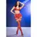 Chilirose CR 4716 Trodelni Set Veštačke Kože Crveni Veličina L