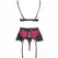 Livco Corsetti Fashion Nahir LC 20214 Burgundski saten i čipka set donjeg veša L/XL