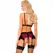 LivCo Corsetti NAHIR LC 20214 Burgundski saten set donjeg veša S/M