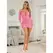 Subblime 952471 Roze mrežasta mini haljina One Size bešavni dizajn