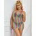Subblime 952457 Dugin off-shoulder mrežasta haljina, One Size