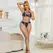 Subblime 952358 Dugin mrežasta haljina sa halter izrezom One Size