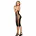 Subblime 952310 Long Black Fishnet Dress One Size - Elegant Mesh Design