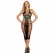 Subblime 952310 Long Black Fishnet Dress One Size - Elegant Mesh Design