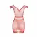 Subblime 951924 Red Crochet Mesh Mini Dress One Size