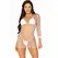 Leg Avenue White Fishnet Long Sleeve Mini Dress One Size