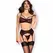 Chilirose CR 4693 Četvorodelni Set Donjeg Veša Crvena/Crna Veličina M